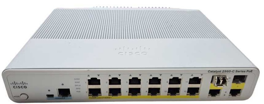 سوئیچ شبکه +PoE سیسکو WS-C3560CX-8PC-S